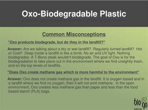 PPT - Oxo-Biodegradable Plastic PowerPoint Presentation, free download ...