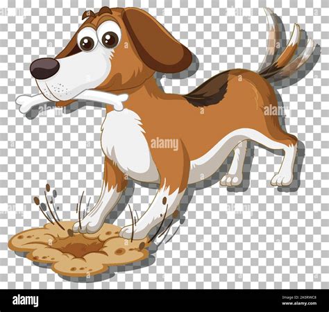 Beagle dog cartoon character illustration Stock Vector Image & Art - Alamy