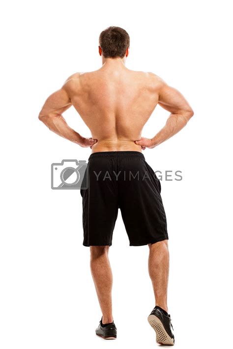 Handsome Muscular Guy With Naked Torso By Rufatjumali Vectors Illustrations With Unlimited