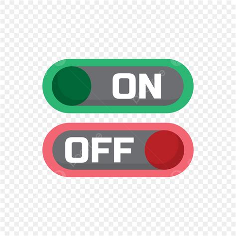 On Off Button Vector Art PNG, On Off Button Icon, On, Off, Button PNG ...