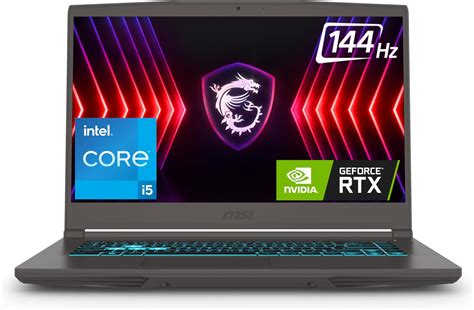 MSI Thin 15 Intel Core I7 12650H 40CM FHD 144Hz Gaming Laptop 16GB