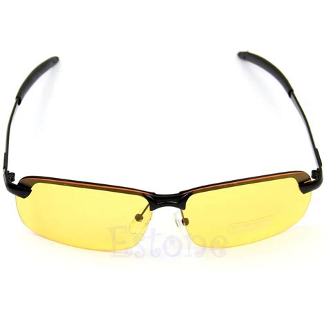 Mens Car Drivers Night Vision Goggles Anti Glare Polarizer Sunglasses