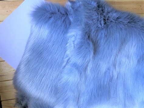 Faux Blue Arctic Fox Fur Artificial Blue Fur Imitation Fox Fur Fur ...