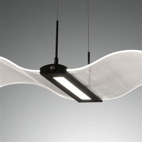 Fabas Luce Fenice Led Pendelleuchte Mit Dimmer Transparent