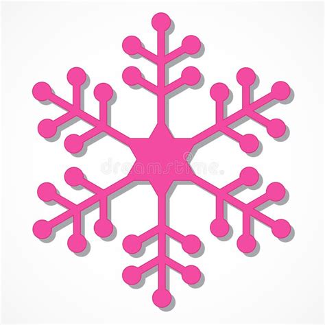 Pink Snowflake Background Border Stock Illustration Illustration Of Background Page 3619955