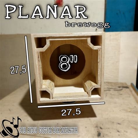 Jual Box Speaker Inch Perlengkapan Kotak Salon Model Planar Brewog