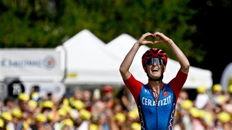 Tour de France féminin Cédrine Kerbaol remporte la 6e étape et s