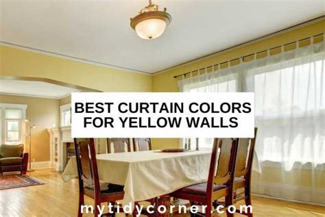 11 Best Curtain Colors For Yellow Walls