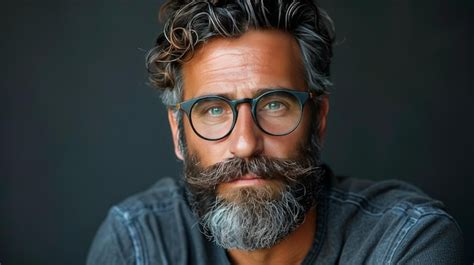 Premium Photo Close Up Of Person Wearing Glasses