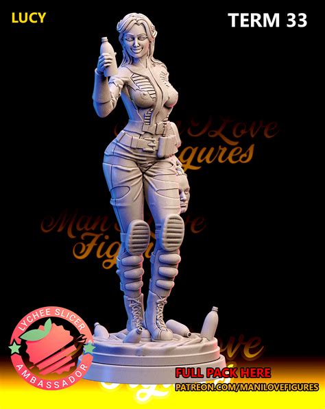 3d File Lucy Fallout Nsfw 🎲 ・3d Printable Model To Download・cults