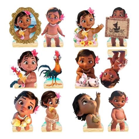 Kit Display De Mesa Moana Baby Shopee Brasil