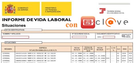 Como Solicitar Vida Laboral Con Clave Pin Dia Laborable