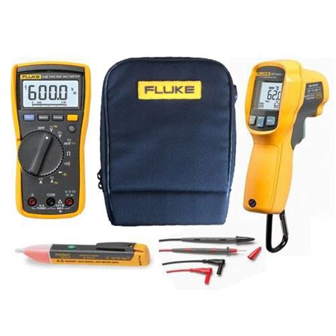 Fluke Combo Kit Kit Comes With Fluke True Rms Lcd Digital