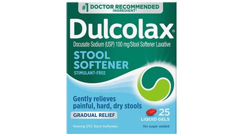 Dulcolax Stimulant Free Gradual Relief Docusate Sodium 100 Mg Stool