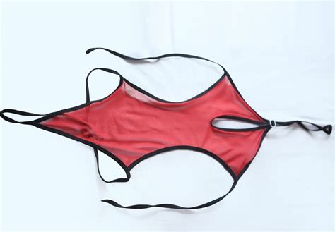 FASHION CARE U L Sexy Red Sheer Teddy Lingerie Sleepwear
