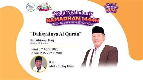 Dahsyatnya Al Quran Ngaji Ngabuburit Hari Ramadhan H Youtube