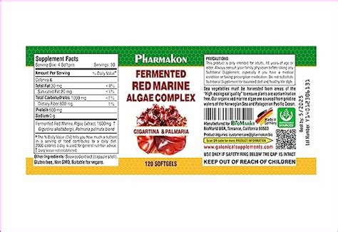 PHARMAKON Fermented Red Marine Algae Complex Gigartina Dulse