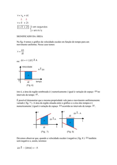 Gr Fico Da Velocidade Escalar Pdf