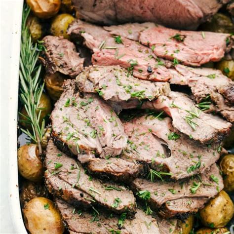 Garlic Herb Crusted Roast Lamb Yummy Recipe