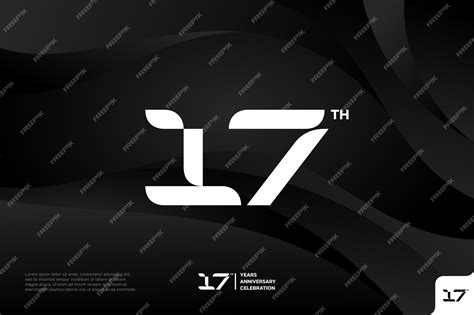 Premium Vector | Number 17 logo icon design 17th birthday logo number ...