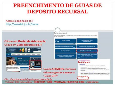O Que E Deposito Recursal - Preenchimento de Guias de depósito recursal na Justiça do Trabalho ...