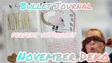 Bullet Journal Monatsdeckblatt November Und Mehr Perfekt Unperfekt