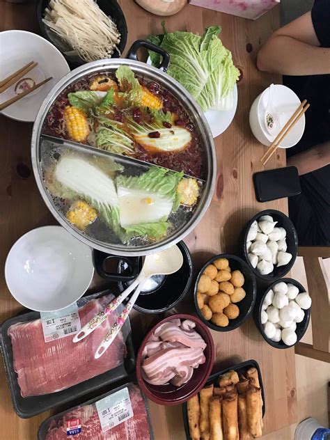 Homemade Chinese Hot Pot R Food