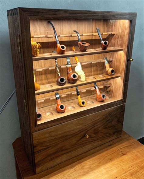 Tobacco Pipe Stand Tobacco Pipe Cabinet Tobacco Pipe Collection Rack