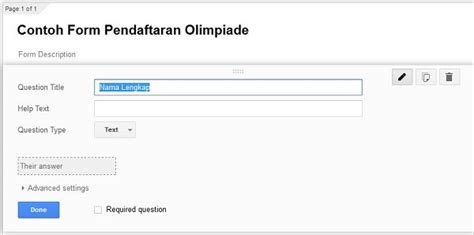 Cara Membuat Formulir Online Menggunakan Google Form