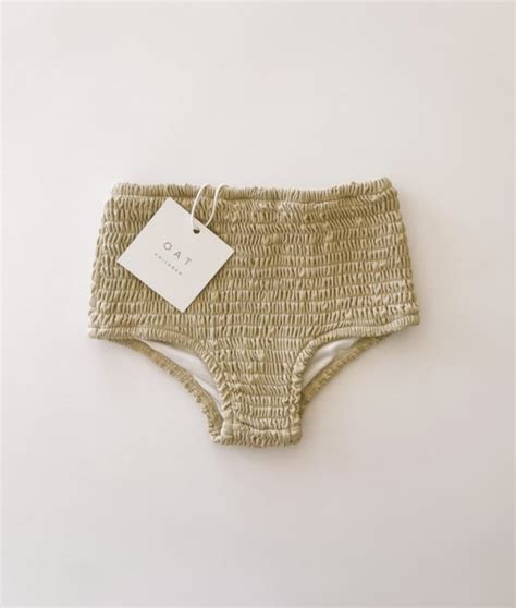 Baby Fox High Waisted Bikini Bottoms Sand