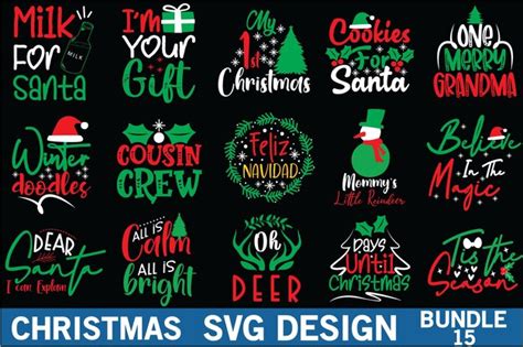 Premium Vector Christmas Svg Design Bundle