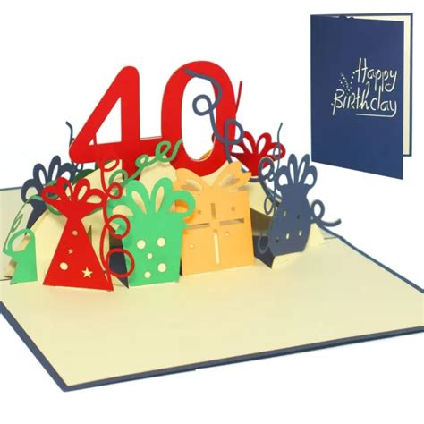 LIN BIGLIETTI DI Auguri Di Compleanno Pop Up Blau EUR 12 70 PicClick IT