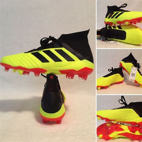 Men's Adidas Predator 18.1 FG Firm Ground Soccer Cleats DB2037 Size 7 ...