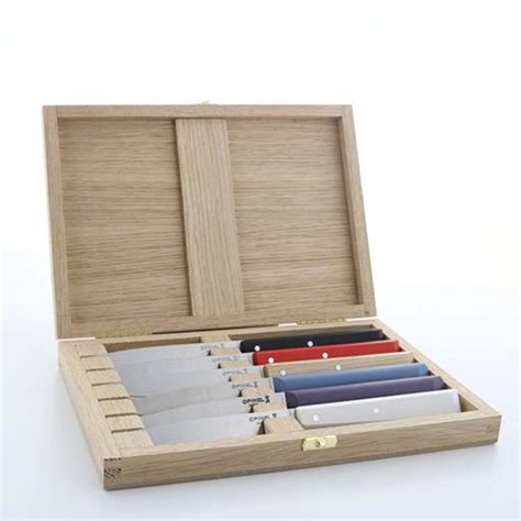 6-Slot Steak Knife Storage Box - OPINEL USA