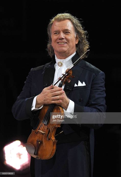 Dutch Violinist And Conductor Andre Rieu Performs With The Johann