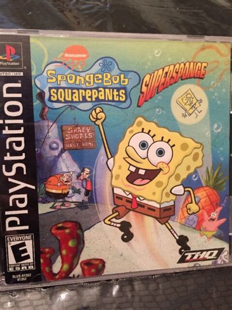 Playstation Spongebob Squarepants Supersponge Game Ebay