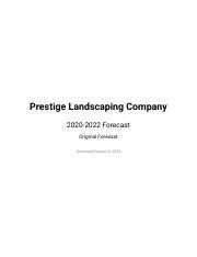 MT499 SinghB Unit8 Assignment Pdf Prestige Landscaping Company 2020