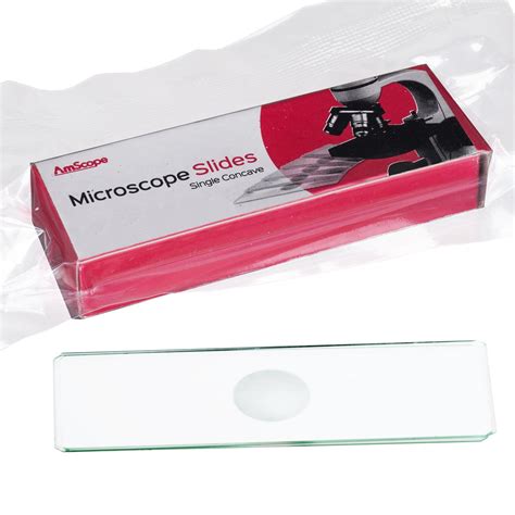 Amscope Bs C12paquete De 12 Láminas Cóncavas Para Microscopio Yaxa Store