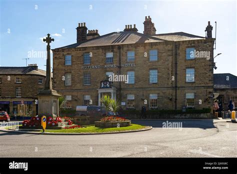 Rutland Arms Hotel, Bakewell, Derbyshire, England Stock Photo - Alamy