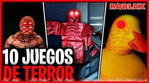 ESTOS SON LOS 10 MEJORES JUEGOS DE TERROR Y MISTERIO EN ROBLOX QUE TE