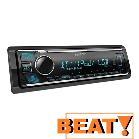 Kenwood Kmm Bt Bluetooth Aux Usb Spotify Single Din Android And