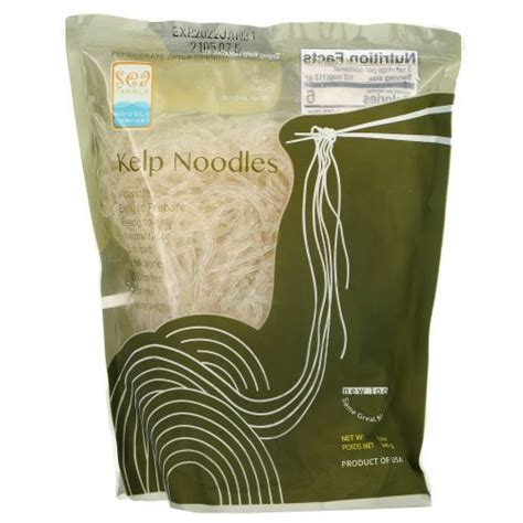 Sea Tangle Noodle Company, Лапша из морских водорослей, 12 унций (340 г ...
