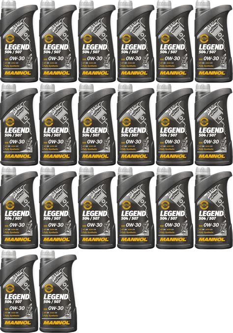MANNOL 7730 LEGEND 504/ 507.00 0W-30 Motoröl 20x 1l = 20 Liter ...