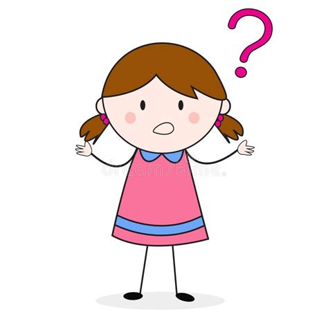 Confused Girl Clipart