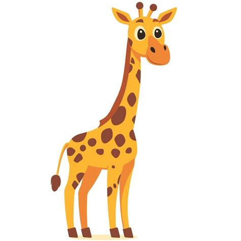 A Giraffe With A Crown On Its Head Premium AI Generated Vector