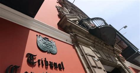 Tc Tribunal Constitucional Declara Infundada Demanda Contra Ley Que