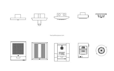 Fire Alarm Cad Drawings