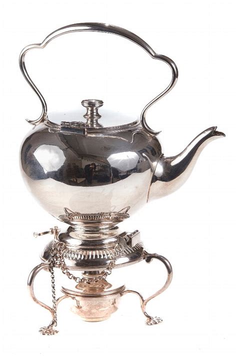 Antique Antique Silver Plated Spirit Kettle Antiques Co Uk