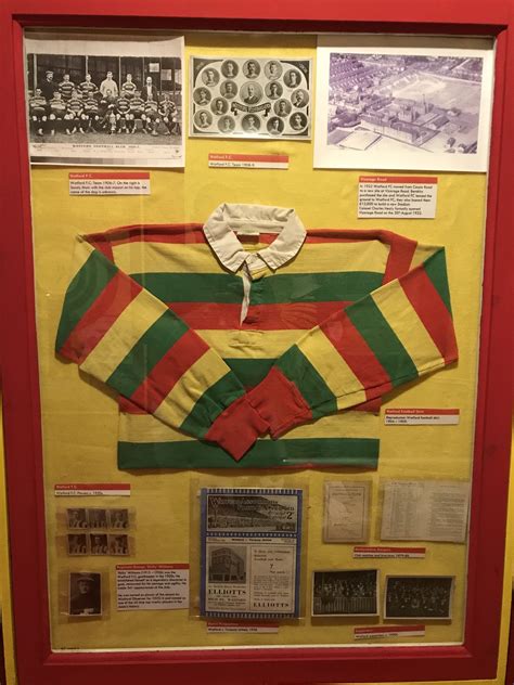 The Watford Museum Football Gallery History Watford Gold