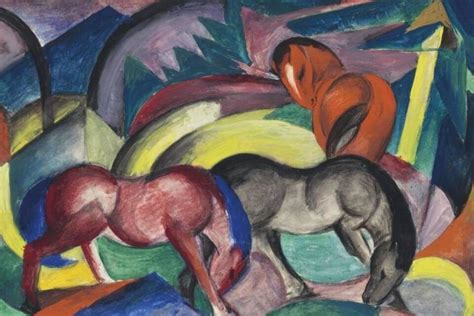 Auktionshaus Christie s Gemälde von Franz Marc für Rekordsumme